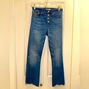 Madewell Cali Demi-Boot cut jeans. Size 26